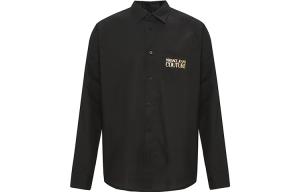 VERSACE JEANS COUTURE Мужская черная рубашка