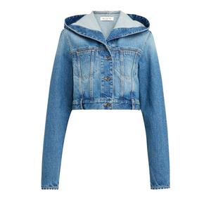 Куртка Alaïa Hooded Jacket 'Bleu Vintage'