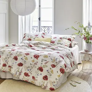 Комплект постельного белья Seersucker Easy 8519, цвет красный, размер 135x200+80x80 см Irisette