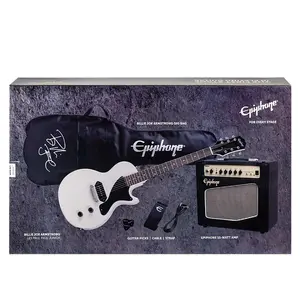 Epiphone ЭПИФОН BILLIE JOE ARMSTRONG SIGNATURE LES PAUL JUNIOR PLAYER PACK - КЛАССИЧЕСКИЙ БЕЛЫЙ