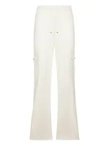 Брюки карго с эластичным поясом LIU JO, белый