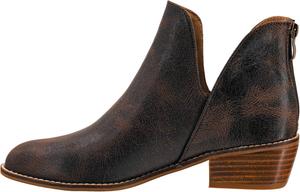 Женские ботильоны Corkys Vanish - с мягкой стелькой из ЭВА Corkys, каблуком 1,75 дюйма и задней молнией - стильные и удобные для повседневной носки Corkys Footwear, Espresso Crinkle