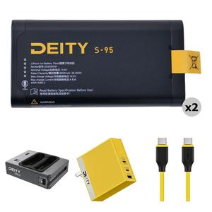 Deity Microphones S-95 Smart Battery Kit with Charger and Power