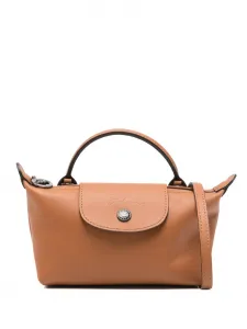Мини-сумка Le Pliage Xtra XS с логотипом Longchamp, коричневый