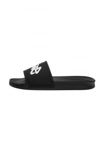 Мюли BEACH - Pool slides PULL&BEAR, черный