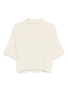 Свитер с высоким воротом и короткими рукавами Antonelli, нейтральный