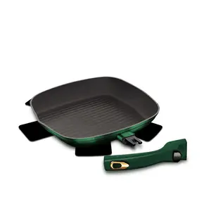 Сковорода-гриль BH-6089 28 см, изумрудно-зеленая Berlinger Haus