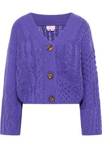 Толстовка IZIA Cropped Strickjacke, фиолетовый