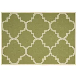 Внутренний ковер с четырехлистником для улицы и умиротворения во дворе Safavieh, мультиколор, 275x366 см