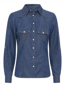 Джинсовая блузка темно-синего цвета, ARIZONA