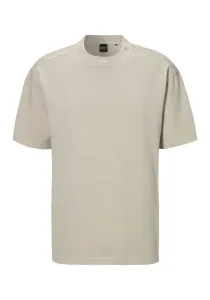 Футболка BOSS ORANGE "Te_Dye_" с круглым вырезом, бежевый