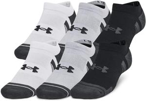 Under Armour Unisex-Adult тренировочные хлопковые носки No Show, 6 пар, Mod Gray