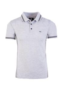 Рубашка-поло стандартного кроя с воротником-поло Rock Creek, серый