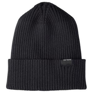 Хлопковая полиэстеровая шапка унисекс черная Arcteryx