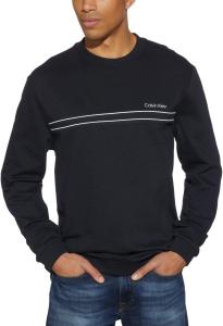 Мужская толстовка Calvin Klein Standard Fit с круглым вырезом, Black