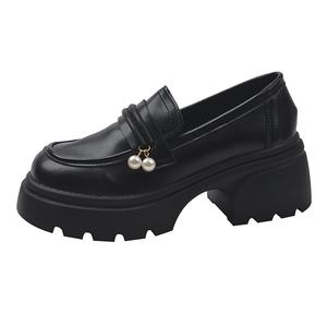 Нескользящая, износостойкая, дышащая кожаная обувь для детей и подростков Wooden Rabbit, черный