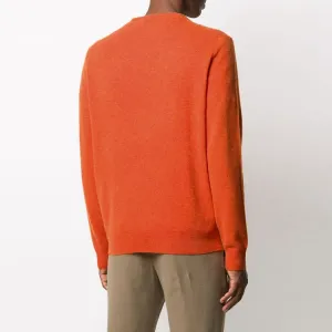 Свитер с вышитым логотипом Polo Ralph Lauren, оранжевый