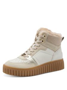 Marco Tozzi Высокие кроссовки бежевого цвета