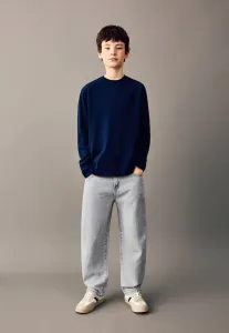 Детские прямые джинсы Mango Kids, Denim Grey