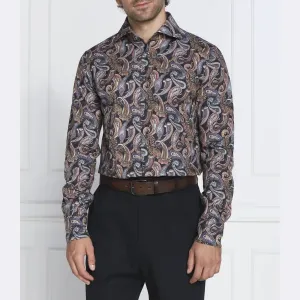 Рубашка узкого кроя Rivara Van Laack, мультиколор