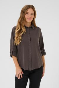 Блуза Kaffe KA Anaya, темно-коричневый