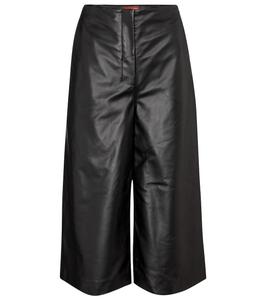 Кожаные шорты-бермуды с высокой талией Altuzarra, черный