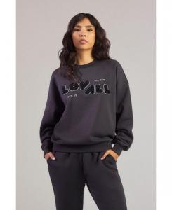 Женская толстовка оверсайз LOVALL, Shadow
