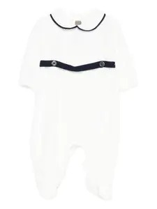 Пижама из мериносовой шерсти Little Bear, белый