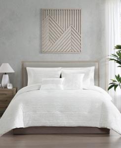 Комплект постельного белья Selina Velvet, 9 предметов, размер Queen Macy'S, белый