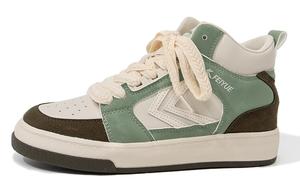 Кроссовки Feiyue Skateboarding Shoes Unisex High-top Beige, зеленый