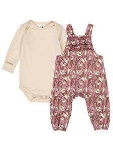 Набор Müsli by GREEN COTTON, бежевый/темно-розовый