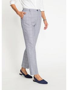 Тканевые брюки GOLDNER Anna, цвет marine/kariert