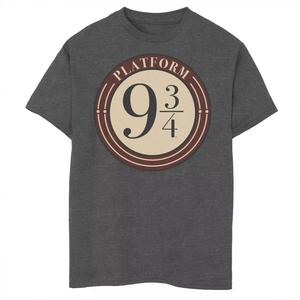 Футболка с простым логотипом и графическим рисунком на платформе 9 и 3/4 для мальчиков 8–20 лет «Гарри Поттер» Harry Potter
