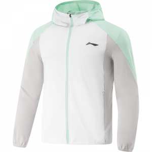 Тренч спортивный Li-Ning мужской, floating aqua зеленый