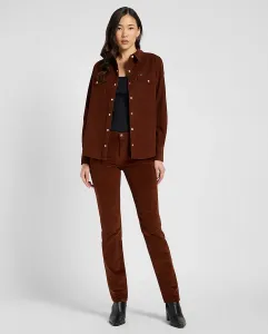 Женские прямые брюки Marion из вельвета Lee, темно-коричневый