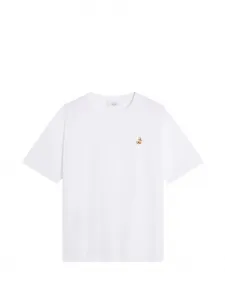 Футболка с изображением лисы Maison Kitsune, белый