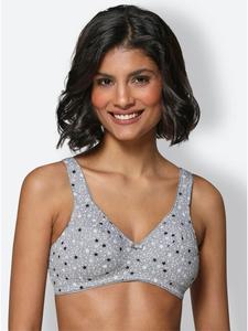 Бюстгальтер Comfort без косточек, 2 цвета: светло-серый меланж-черный WITT WEIDEN