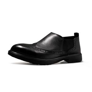 Red bean Повседневные кожаные туфли мужские черные