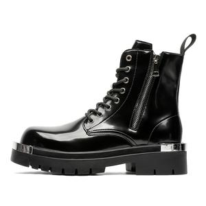 Chi Wolf Мужские черные ботинки Martin