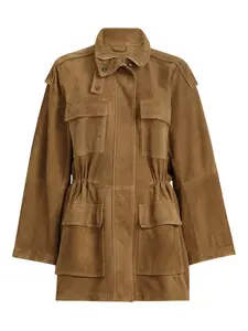 Куртка на кнопках Brunello Cucinelli, коричневый