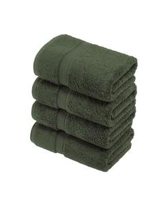 Набор из 4 полотенец для рук из 100% египетского хлопка Superior, Green, Towel Sets