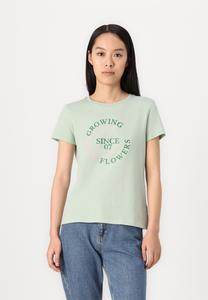 Футболка с принтом PRINTED TOM TAILOR DENIM, мята
