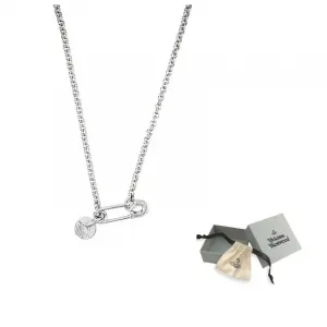 Vivienne Westwood Серебряное ожерелье из латуни для мужчин Silver