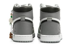 Jordan Air Jordan 1 Баскетбольные кроссовки унисекс, Light Gray