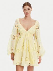 Коктейльное платье стандартный крой 59858DB Bardot, желтый