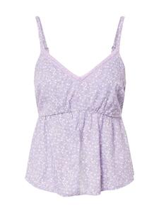 Кружевной топ HOLLISTER Top, цвет purple/light purple