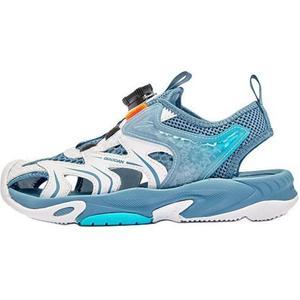 Детские сандалии с низким верхом, устойчивые к износу и скольжению, для подростков QIAODAN, синий