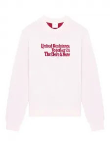 Жаккардовый свитер из шерсти Courrèges, розовый