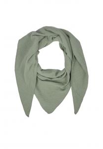 Треугольный шарф Луиза муслиновый треугольник из муслина 100% хлопок легкий и мягкий много цветов Seasons Of April, хаки