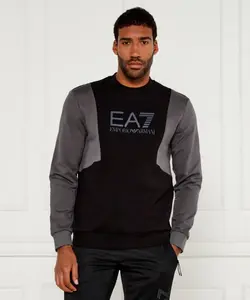 Толстовка Regular fit Ea7, черный